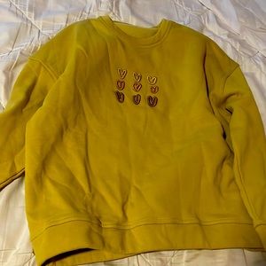 Molly Bracken heart sweatshirt